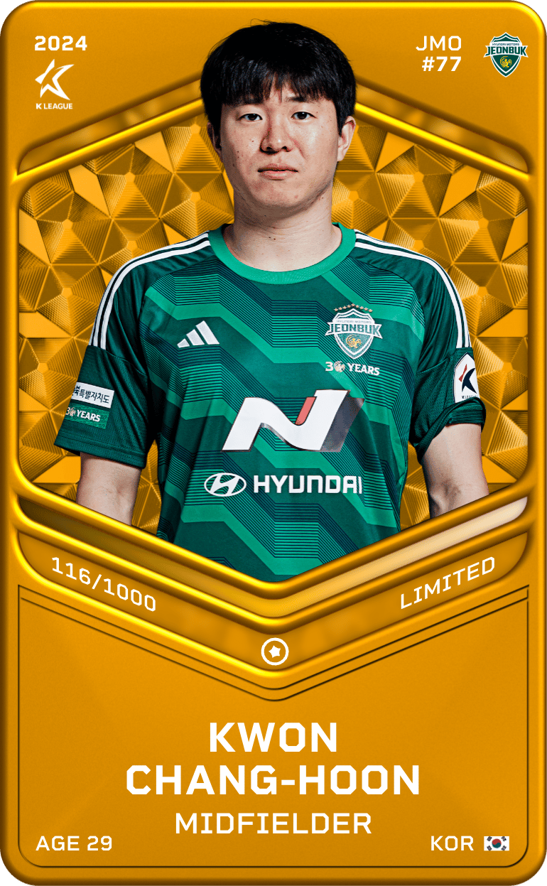 Kwon Chang-Hoon 2024-25 • Limited 116/1000