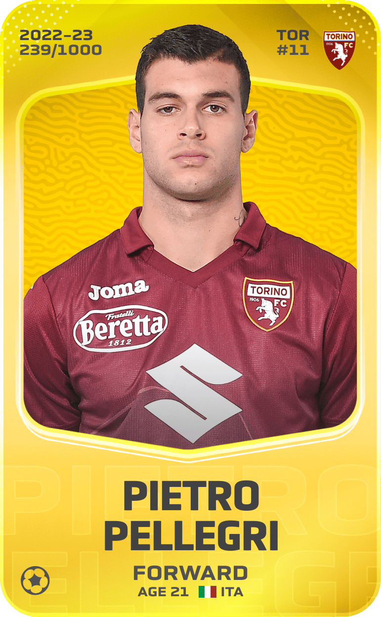 Pietro Pellegri 2022-23 • Limited 239/1000