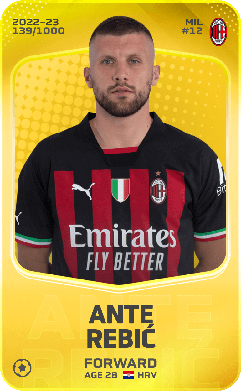 Ante Rebić 2022-23 • Limited 139/1000