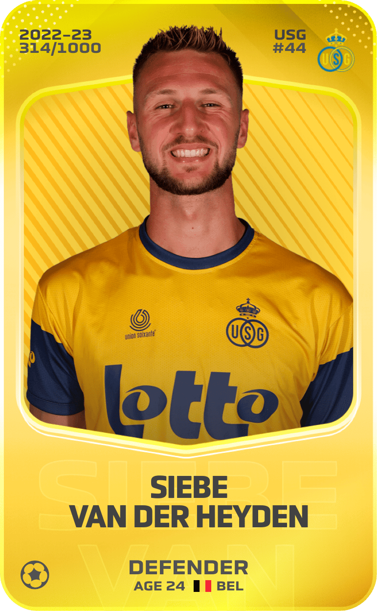 Siebe Van der Heyden 2022-23 • Limited 314/1000