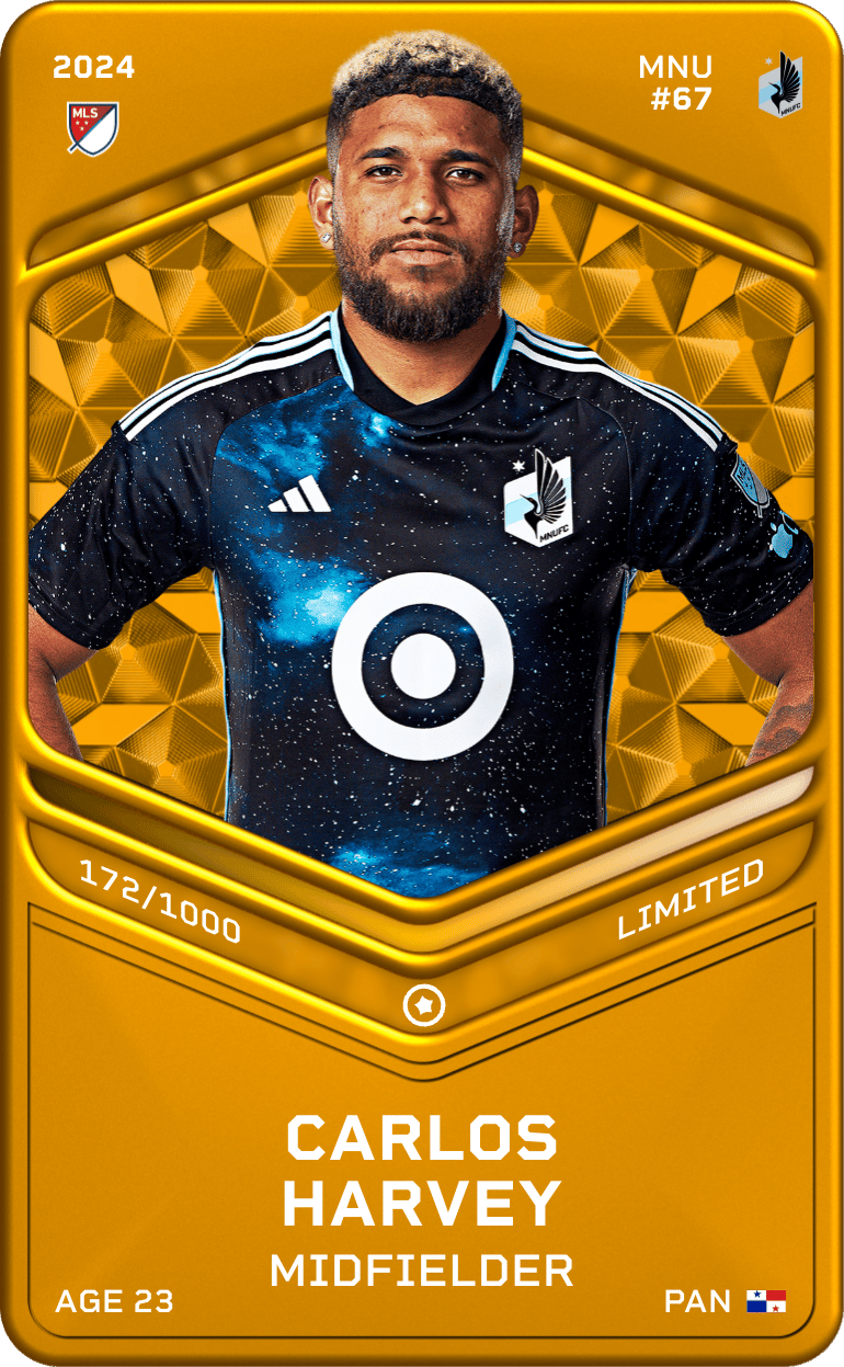 Carlos Harvey 2024-25 • Limited 172/1000