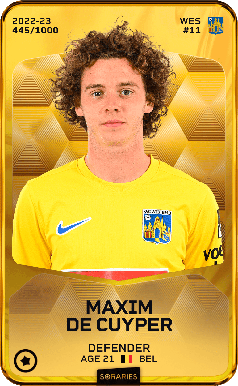 Maxim De Cuyper 2022-23 • Limited 445/1000