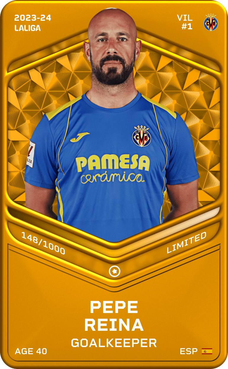 Pepe Reina 2023-24 • Limited 148/1000