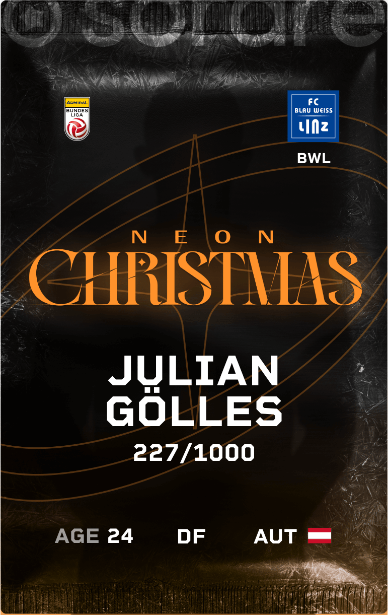 Julian Gölles 2024-25 • Limited 227/1000