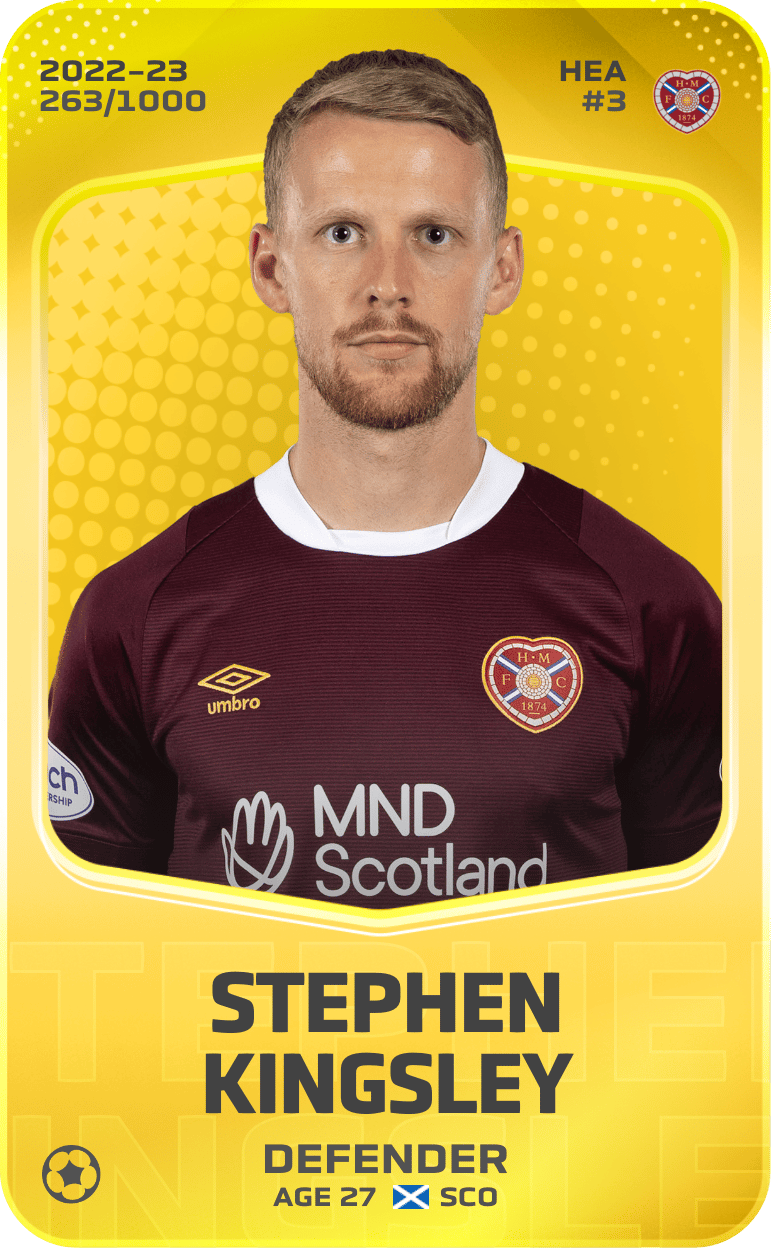 Stephen Kingsley 2022-23 • Limited 263/1000
