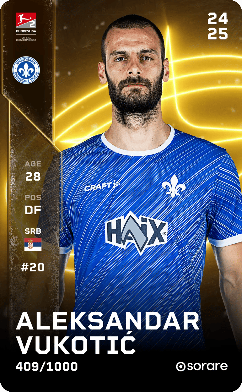 Aleksandar Vukotić 2024-25 • Limited 409/1000