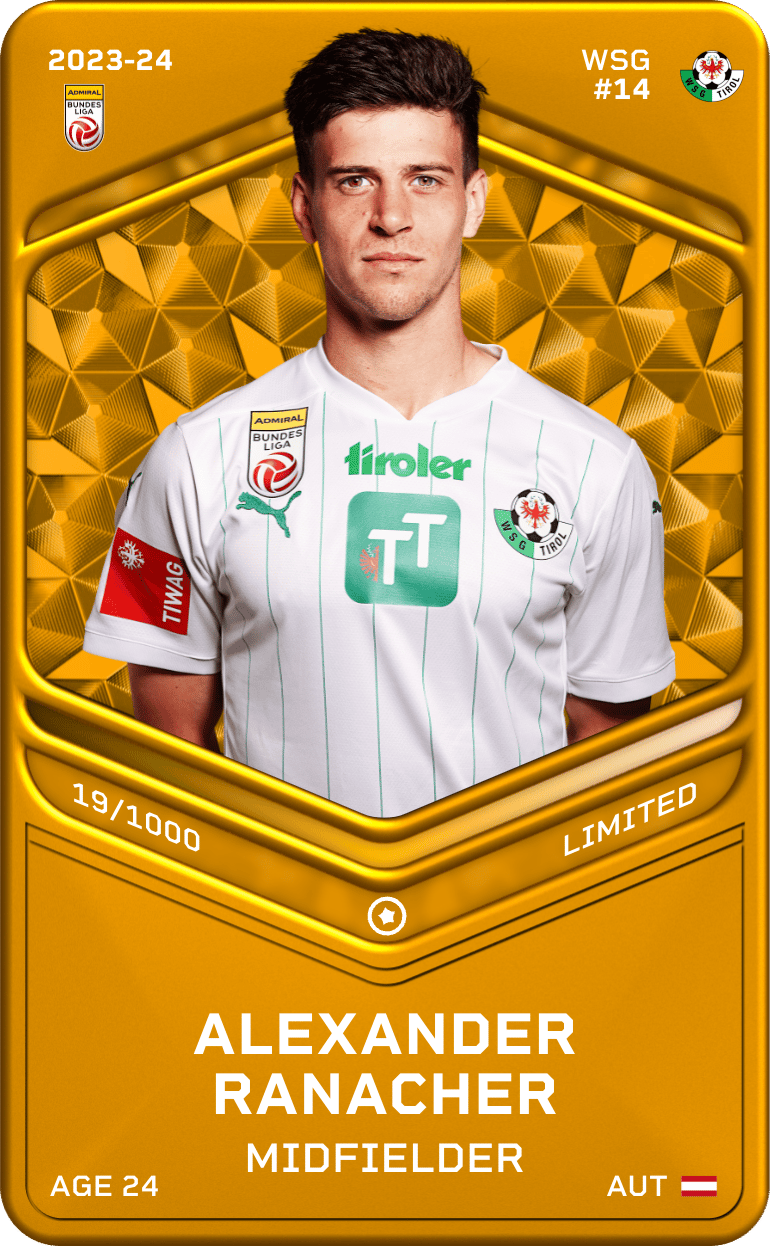 Alexander Ranacher 2023-24 • Limited 19/1000