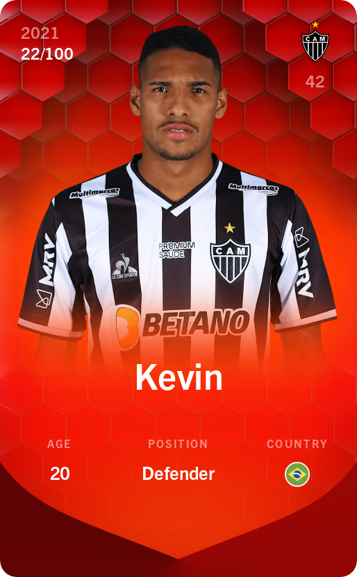 Sorare - Sorare Official - Kevin 2021-22 • Rare 22/100 - NFT # 101960065063409038925976753959027588020055852186601442747907617082845553082745