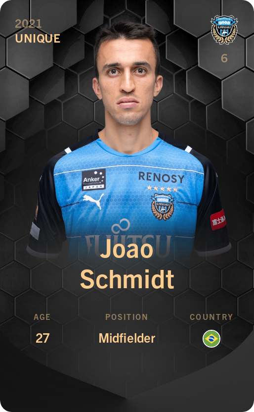 Sorare - Sorare Official - Joao Schmidt 2021-22 • Unique - NFT # 93419796823457273591002704300450962422600231139328149669574539677540025252201