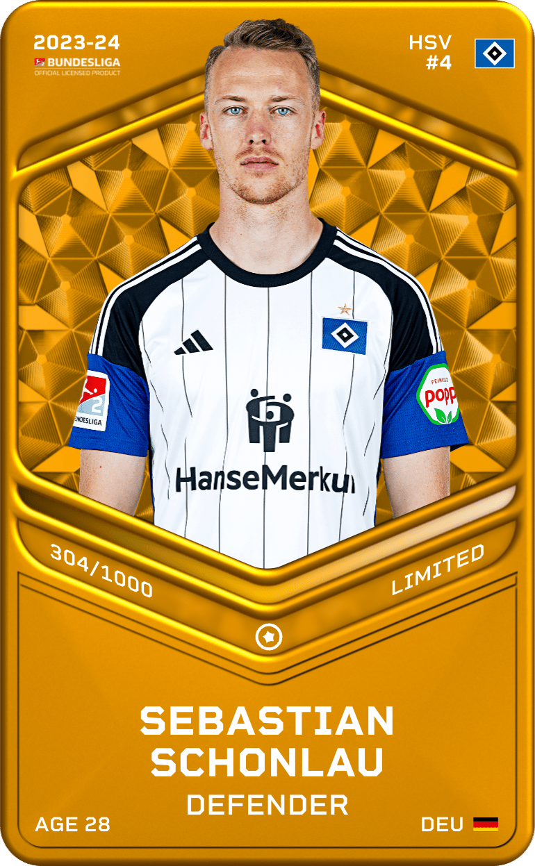 Sebastian Schonlau 2023-24 • Limited 304/1000