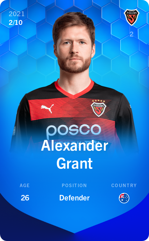 Sorare - Sorare Official - Alexander Grant 2021-22 • Super Rare 2/10 - NFT # 79093256795940919219799622506756027653777623937775615757682069031690992692169