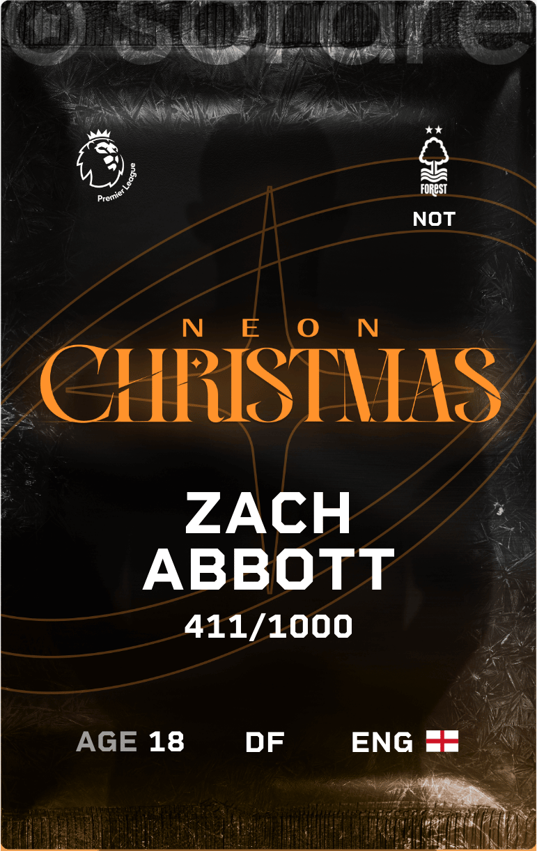 Zach Abbott 2024-25 • Limited 411/1000