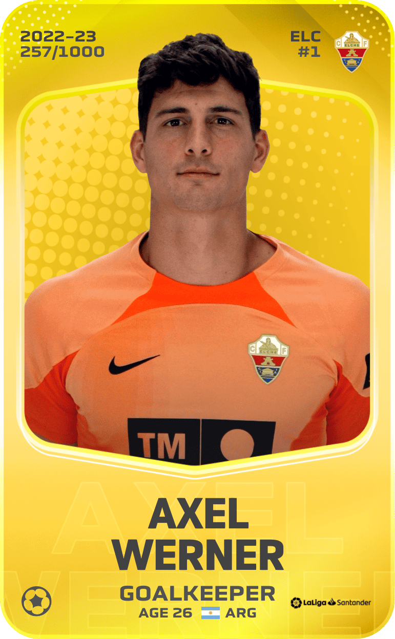 Axel Werner 2022-23 • Limited 257/1000