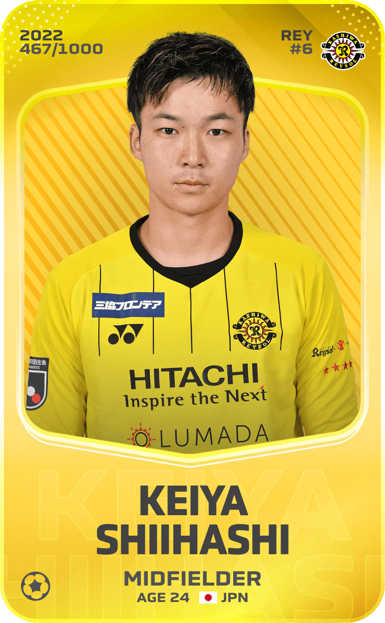 Keiya Shiihashi 2022-23 • Limited 467/1000