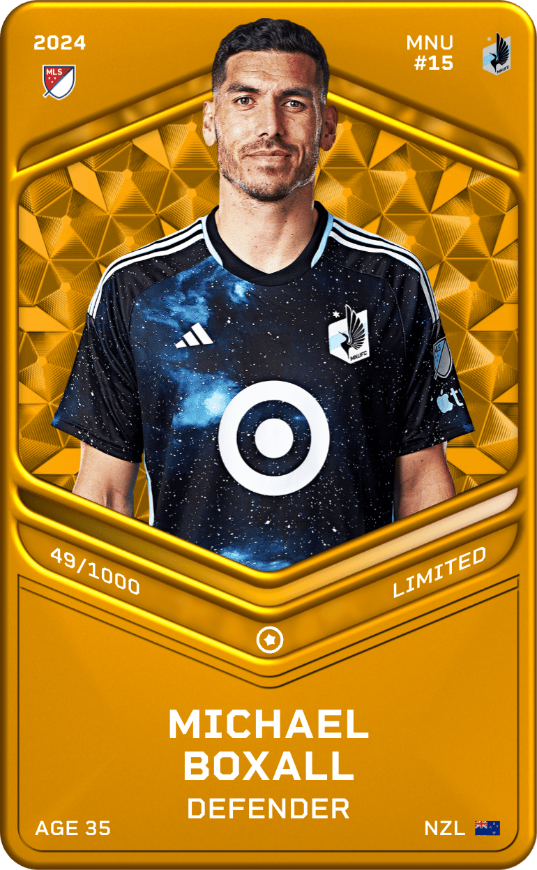 Michael Boxall 2024-25 • Limited 49/1000