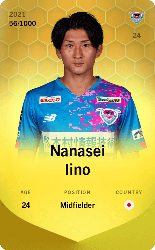 Nanasei Iino 2021-22 • Limited 56/1000