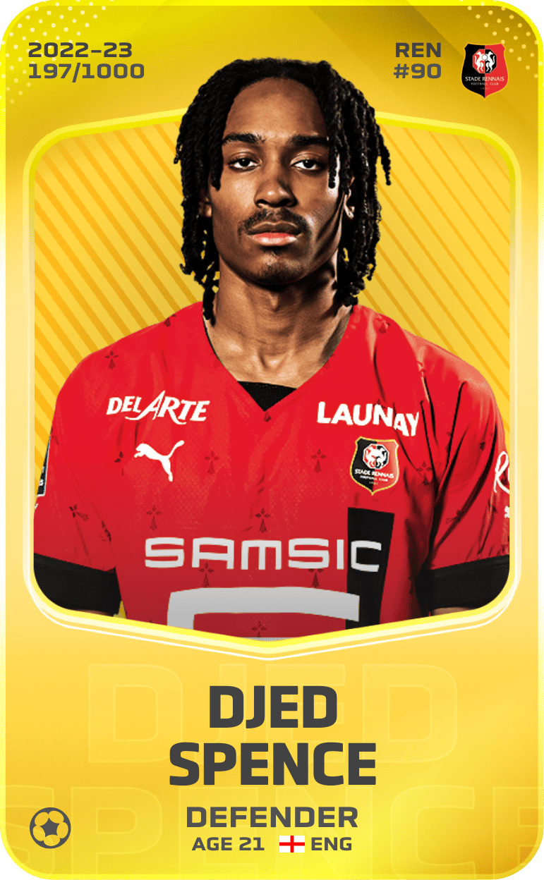 Djed Spence 2022-23 • Limited 197/1000