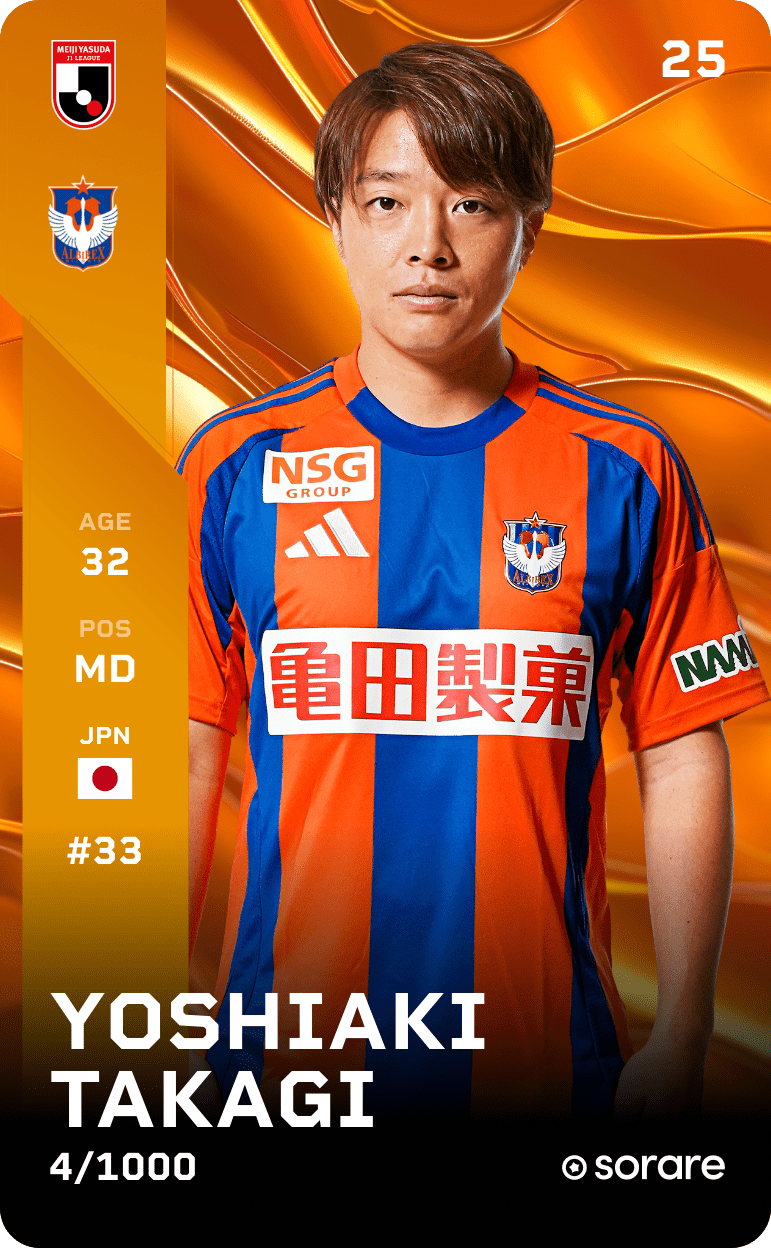 Yoshiaki Takagi 2025-26 • Limited 4/1000