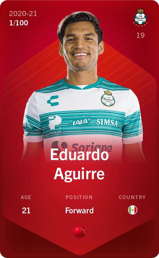 Eduardo Aguirre 2020 21 Rare 1 100