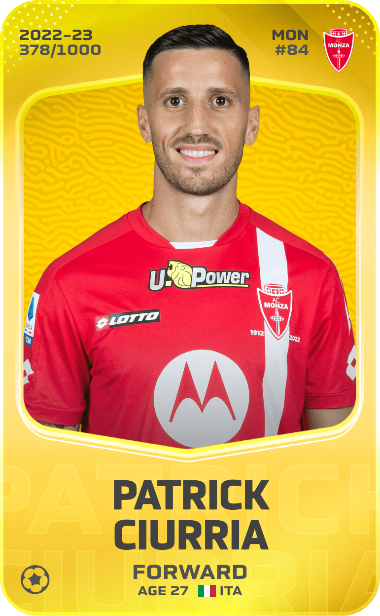Patrick Ciurria 2022-23 • Limited 378/1000