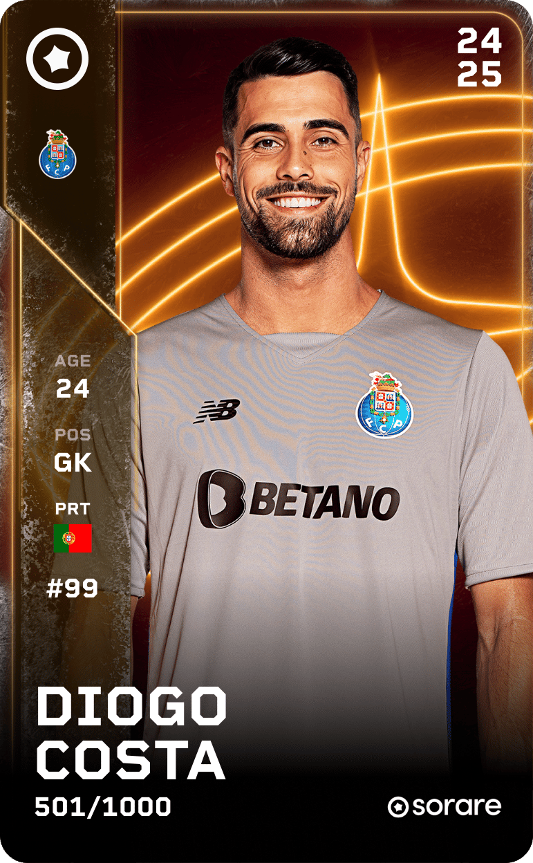 Diogo Costa 2024-25 • Limited 501/1000
