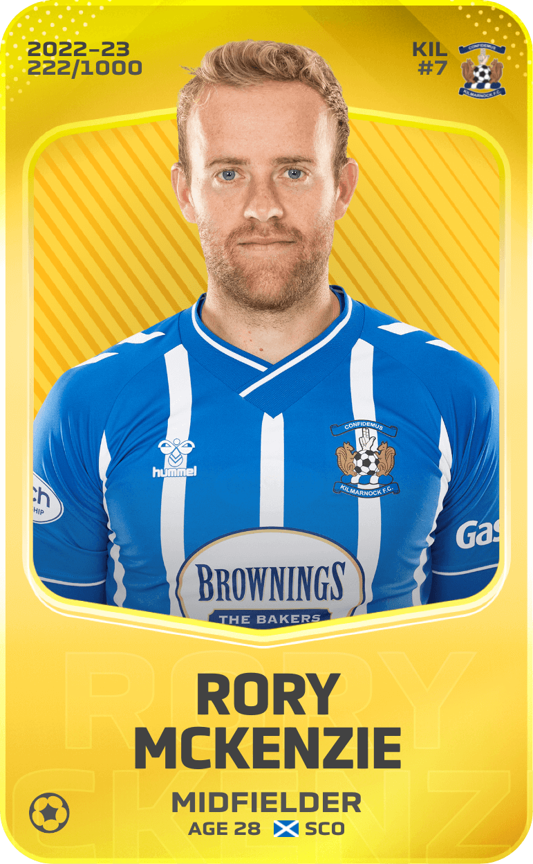Rory McKenzie 2022-23 • Limited 222/1000