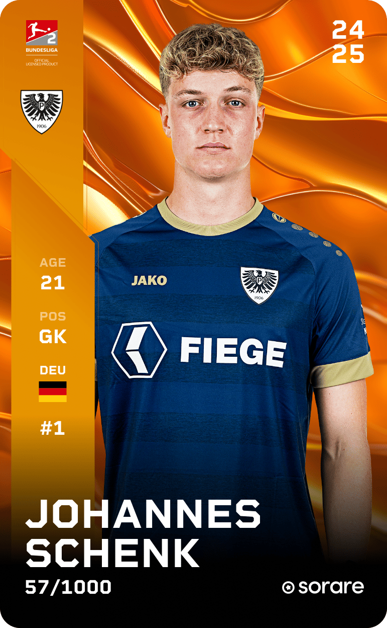 Johannes Schenk 2024-25 • Limited 57/1000