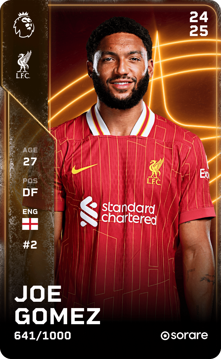 Joe Gomez 2024-25 • Limited 641/1000