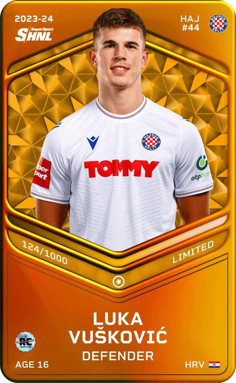 Luka Vušković 2023-24 • Limited 124/1000