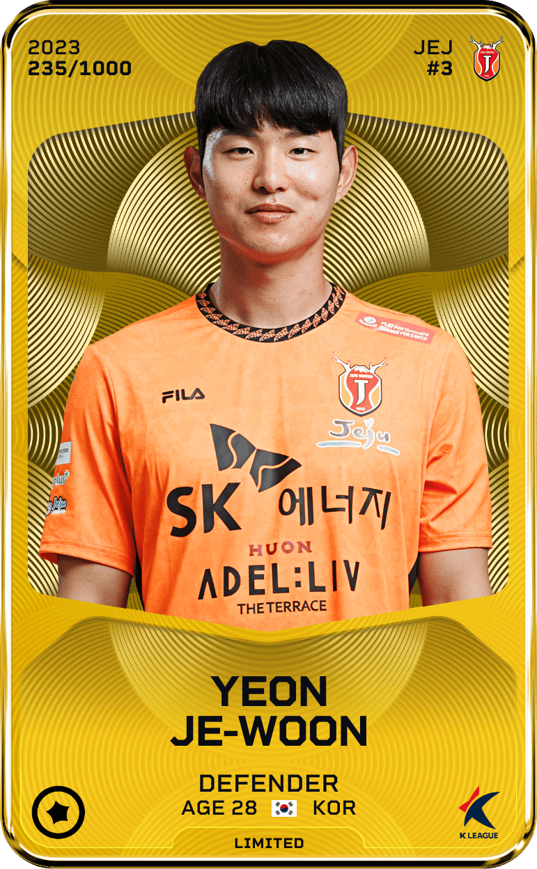 Yeon Je-Woon 2023-24 • Limited 235/1000