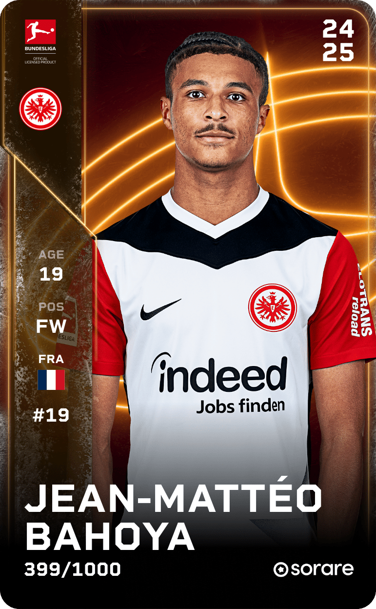 Jean-Mattéo Bahoya 2024-25 • Limited 399/1000