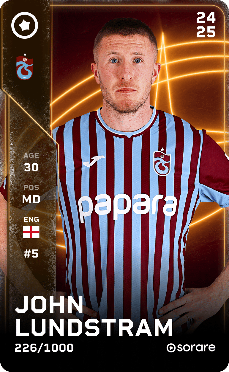 John Lundstram 2024-25 • Limited 226/1000