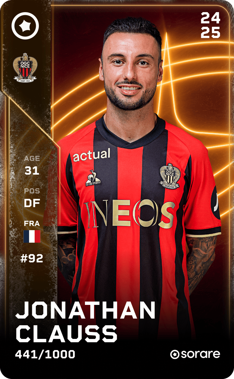 Jonathan Clauss 2024-25 • Limited 441/1000