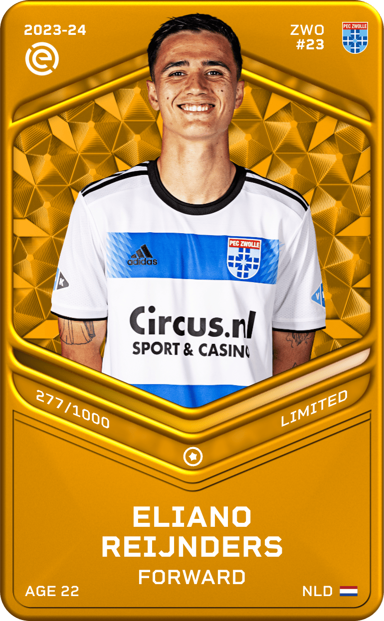 Eliano Reijnders 2023-24 • Limited 277/1000