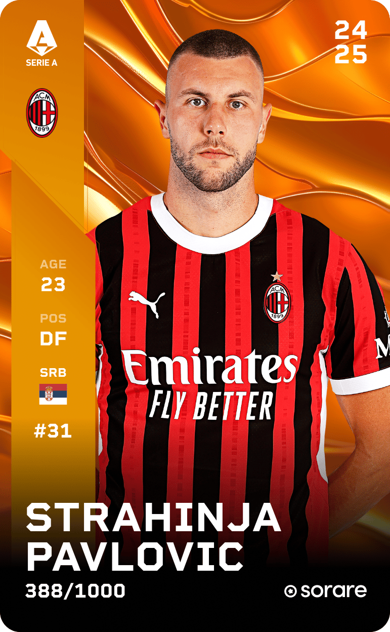 Strahinja Pavlović 2024-25 • Limited 388/1000