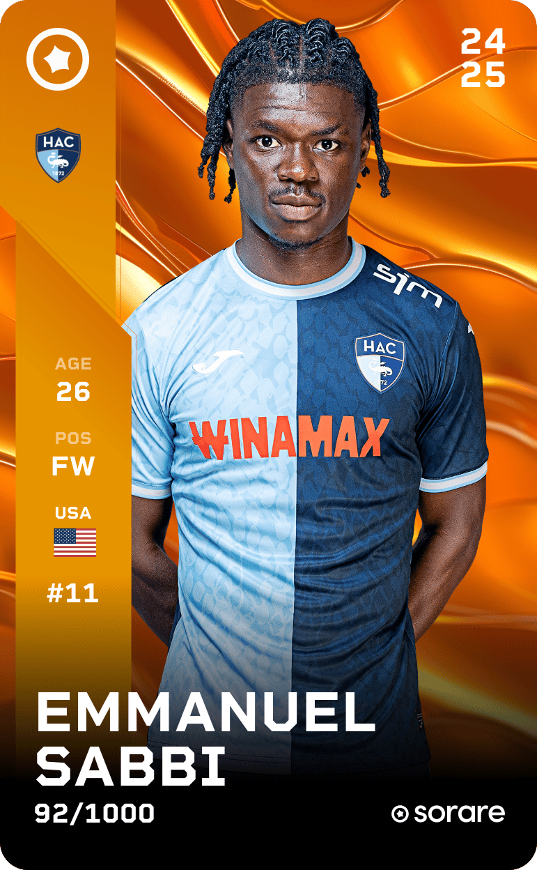 Emmanuel Sabbi 2024-25 • Limited 92/1000