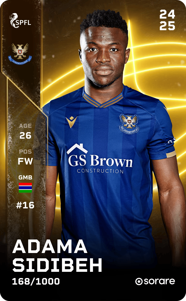 Adama Sidibeh 2024-25 • Limited 168/1000