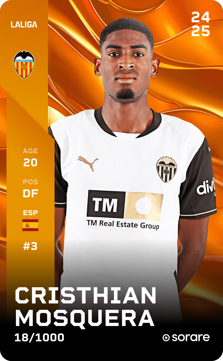 Cristhian Mosquera 2024-25 • Limited 18/1000