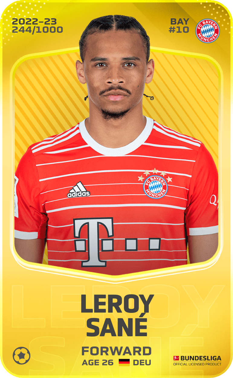Leroy Sané 2022-23 • Limited 244/1000