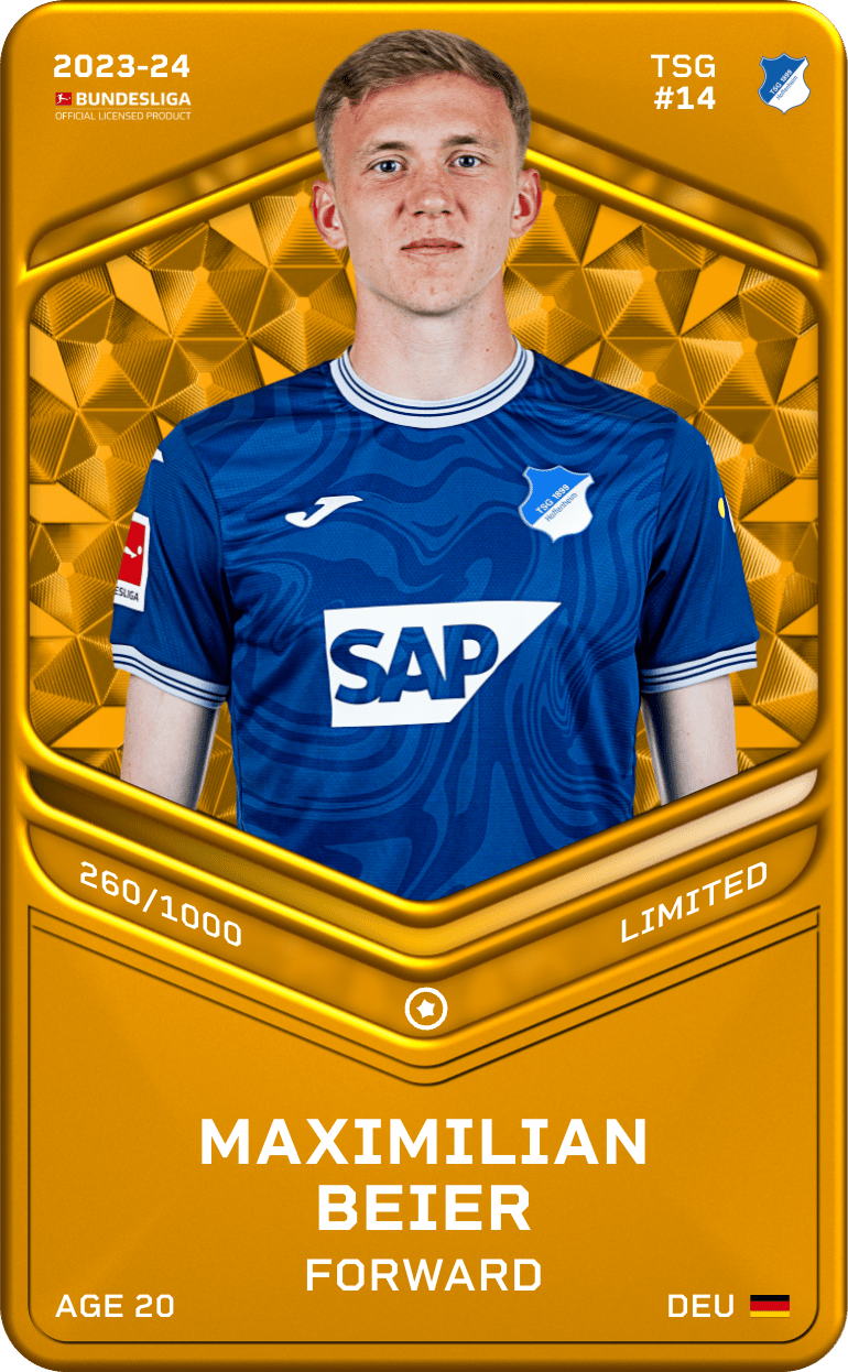 Maximilian Beier 2023-24 • Limited 260/1000
