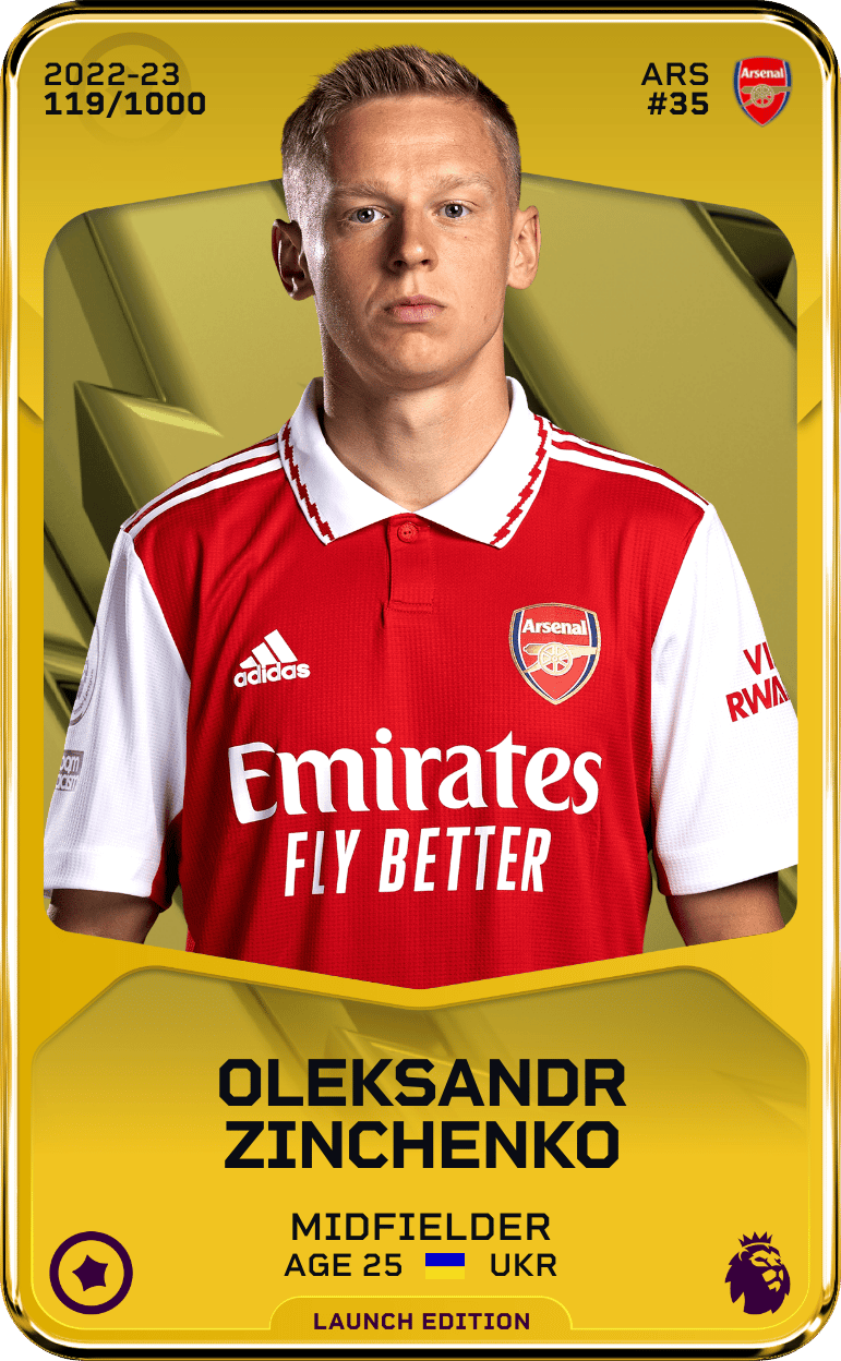 Oleksandr Zinchenko 2022-23 • Limited 119/1000
