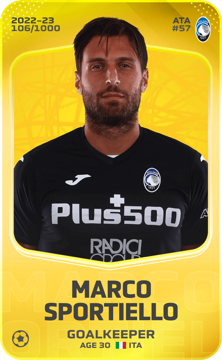 Marco Sportiello 2022-23 • Limited 106/1000
