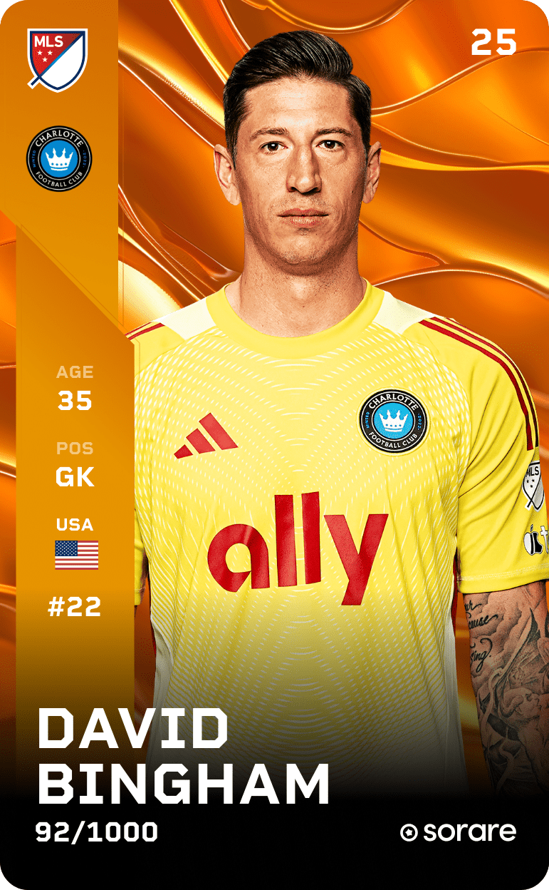 David Bingham 2025-26 • Limited 92/1000