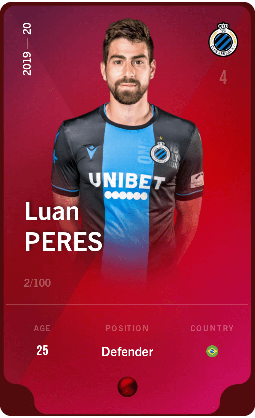 Luan Peres 2019 20 Rare 2 100