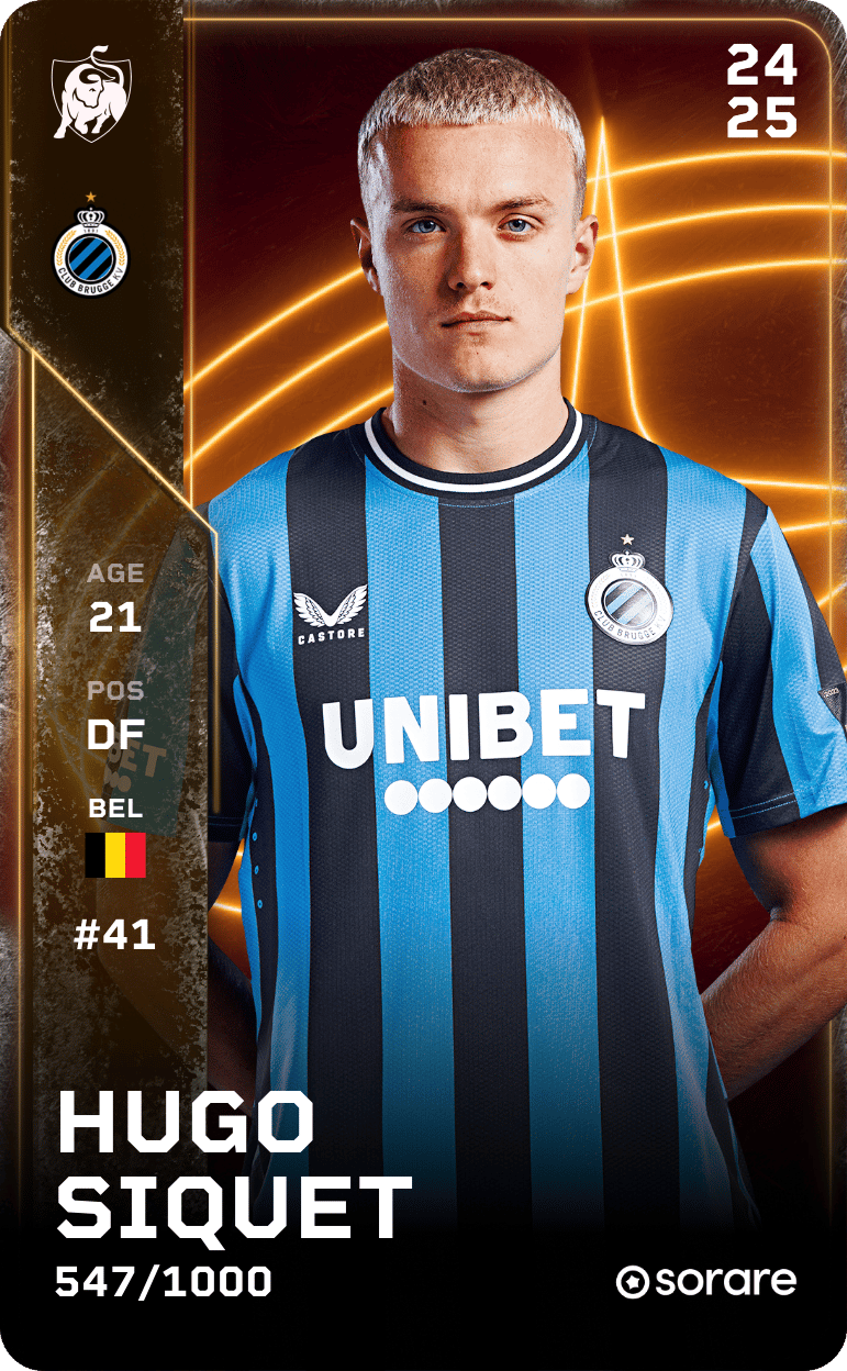 Hugo Siquet 2024-25 • Limited 547/1000