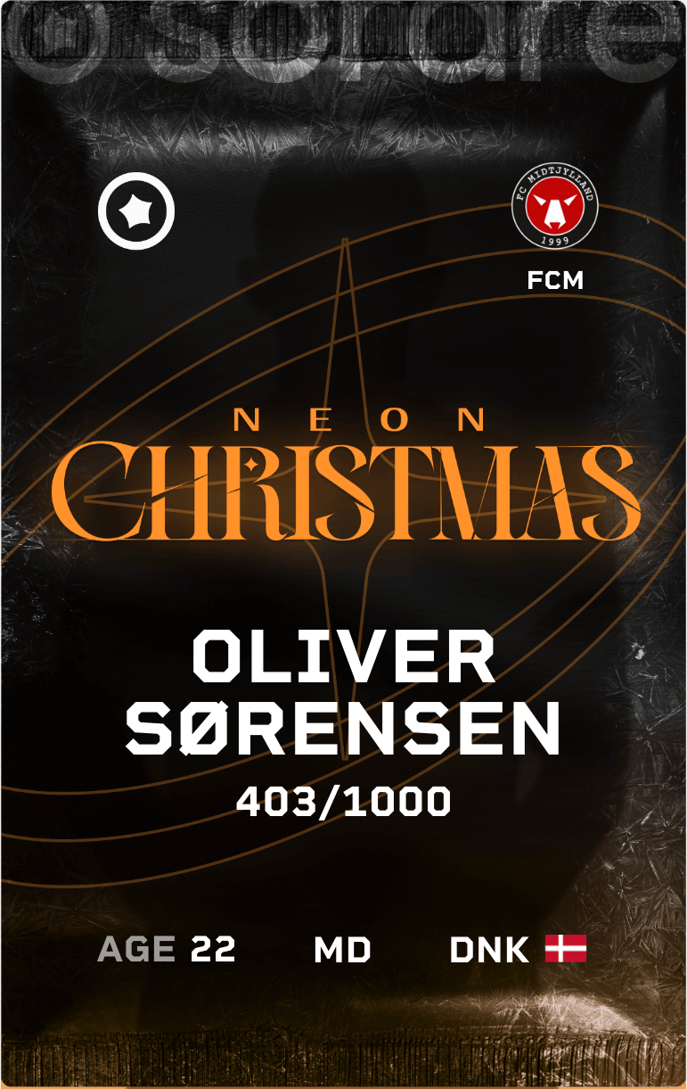 Oliver Sørensen 2024-25 • Limited 403/1000