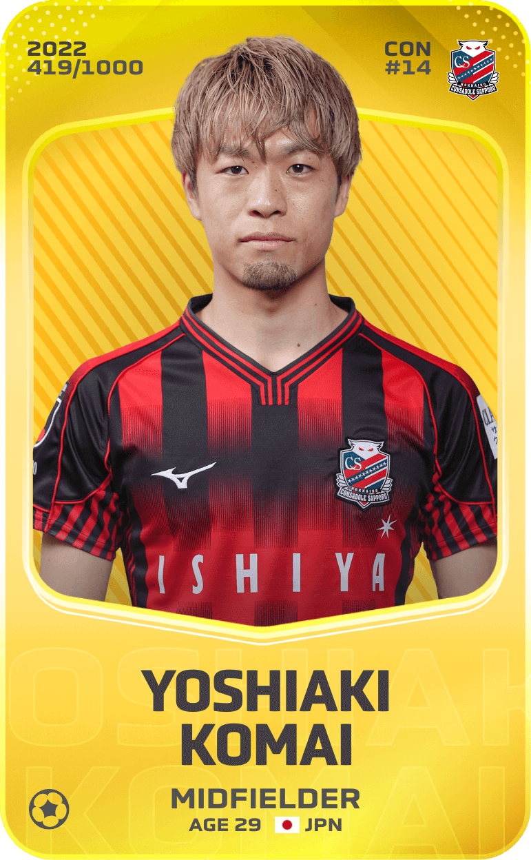 Yoshiaki Komai 2022-23 • Limited 419/1000