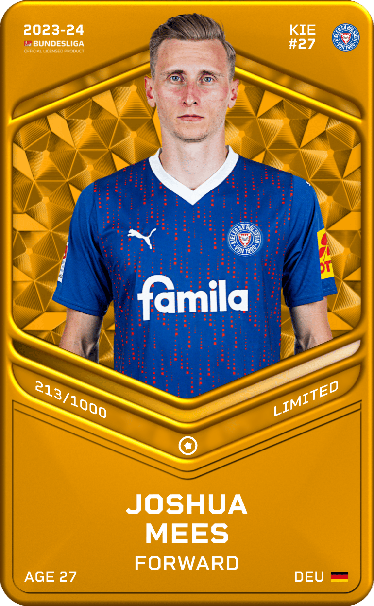 Joshua Mees 2023-24 • Limited 213/1000