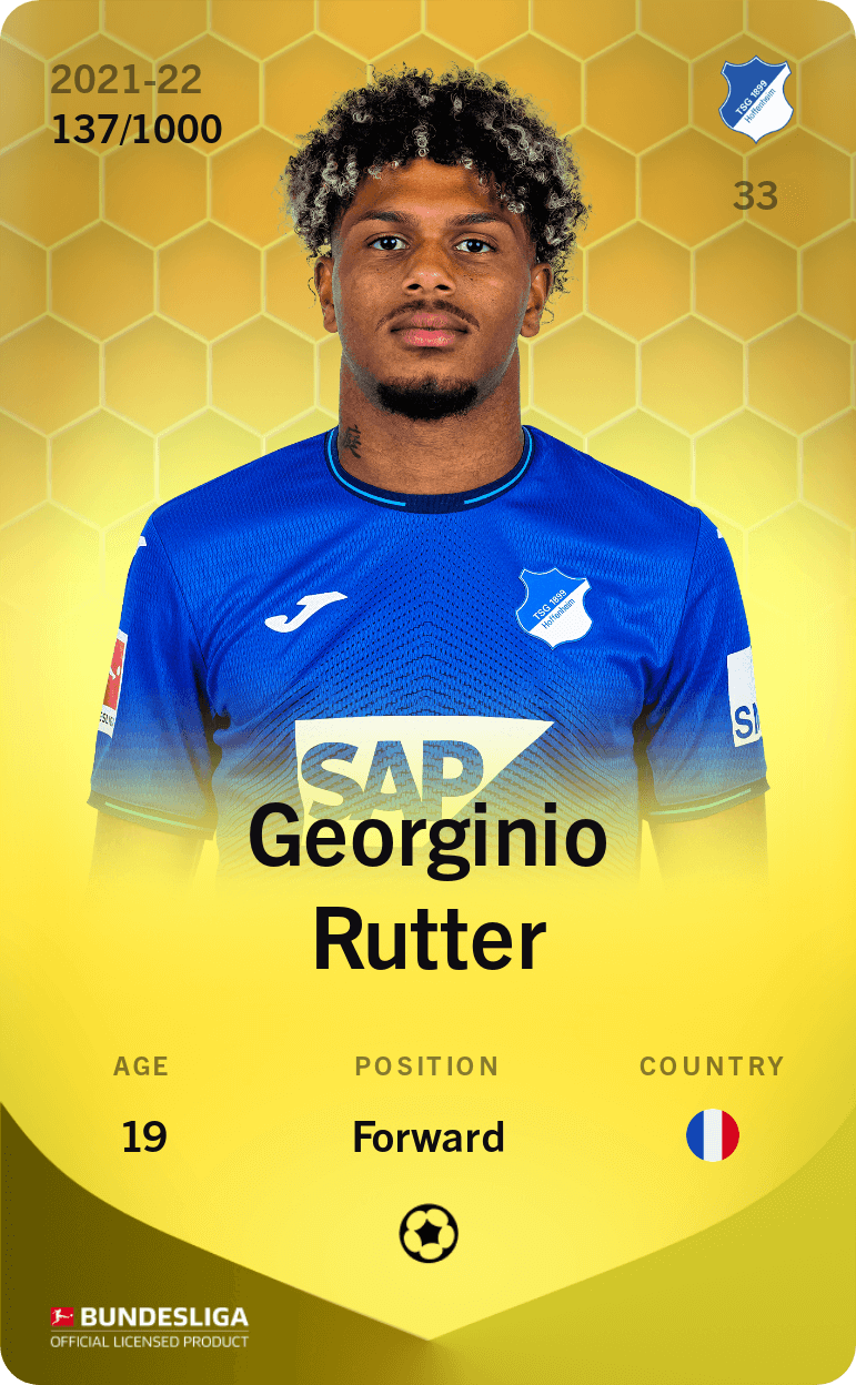 Georginio Rutter 2021-22 • Limited 137/1000