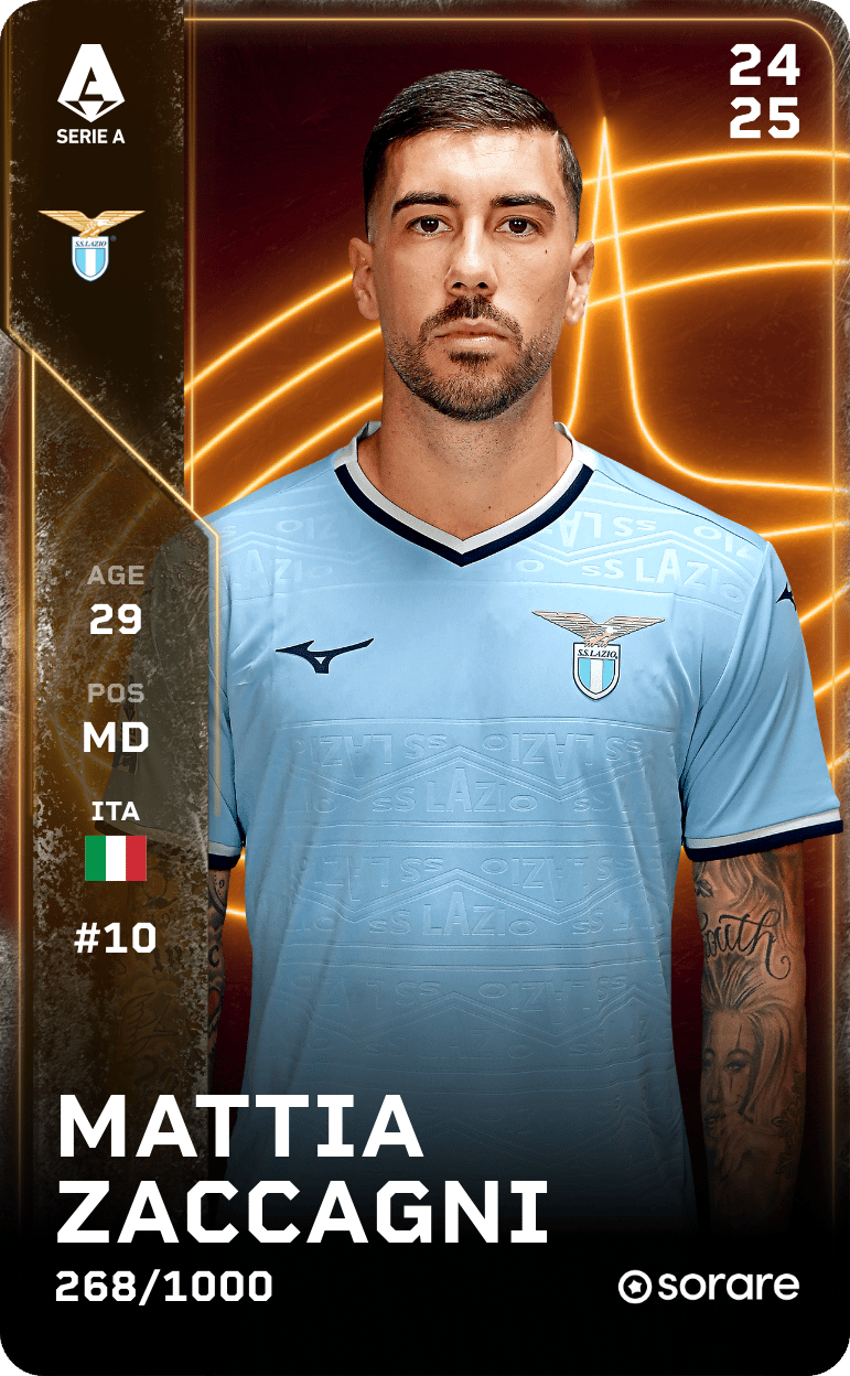 Mattia Zaccagni 2024-25 • Limited 268/1000